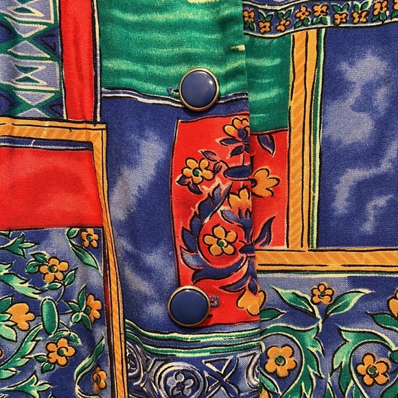 Vintage cropped button down - Picture 2 of 3